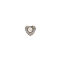 Studex Stainless Steel Regular Heartlite Apr Crystal