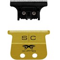StyleCraft Fixed Gold X-Pro Wide Blade + The One DLC Cutting Blade Set 2 pc.