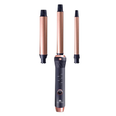 Sutra Beauty Clipless Curler Set 3 pc.