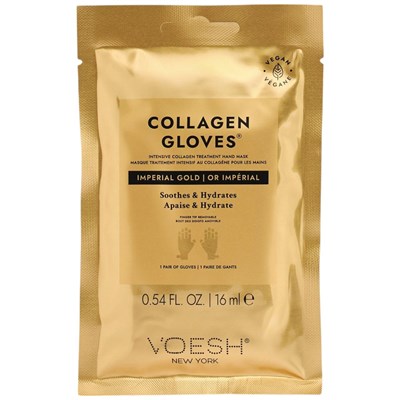 Voesh New York Collagen Gloves With Imperial Gold 0.54 Fl. Oz.