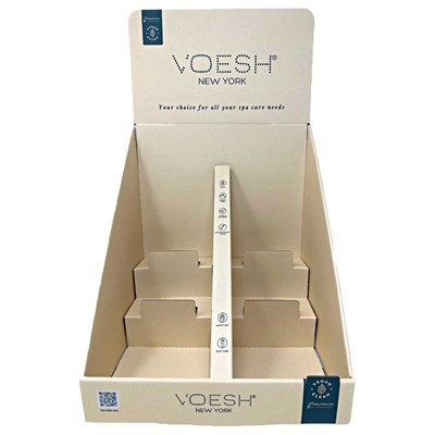 Voesh New York Counter Top 3 Tier Collagen Mask Display Stand - Empty
