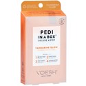 Voesh New York Pedi in a Box (Deluxe 4 Step)- Tangerine Glow