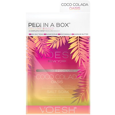 Voesh New York Pedi in a Box (Deluxe 4 Step)- Coco Colada