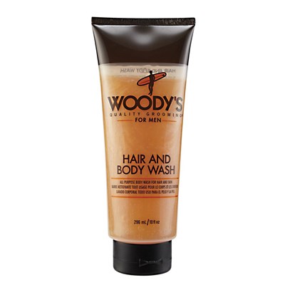 Woody's Grooming Hair & Body Wash Case/12 Each 10 Fl. Oz.
